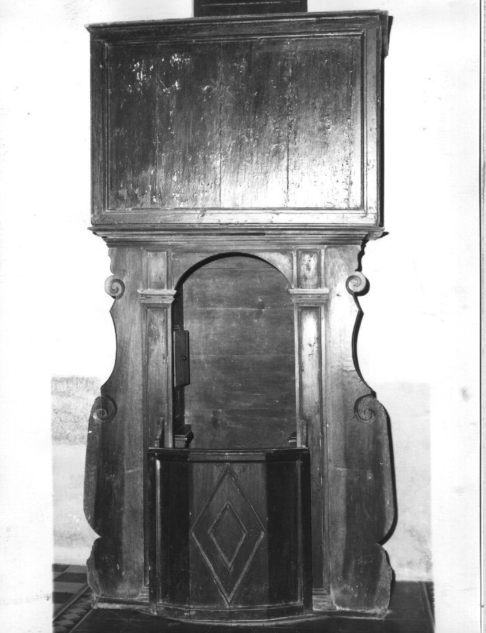 confessionale, opera isolata - bottega veneta (seconda metà sec. XVII)