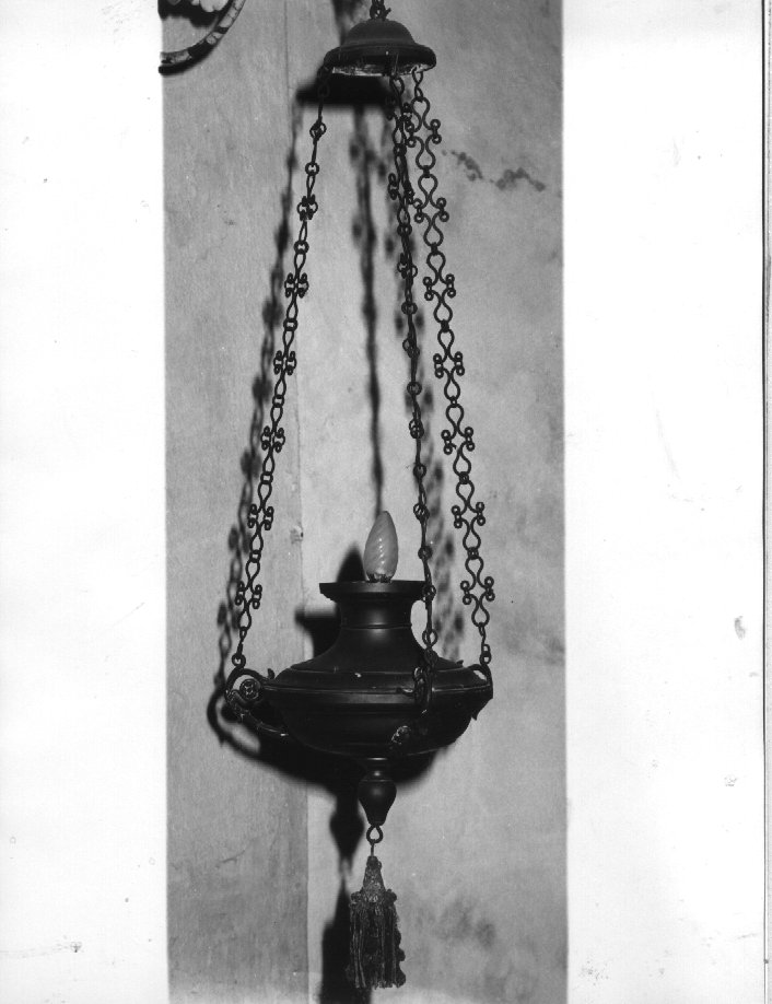 lampada pensile - ambito veneto (sec. XIX)