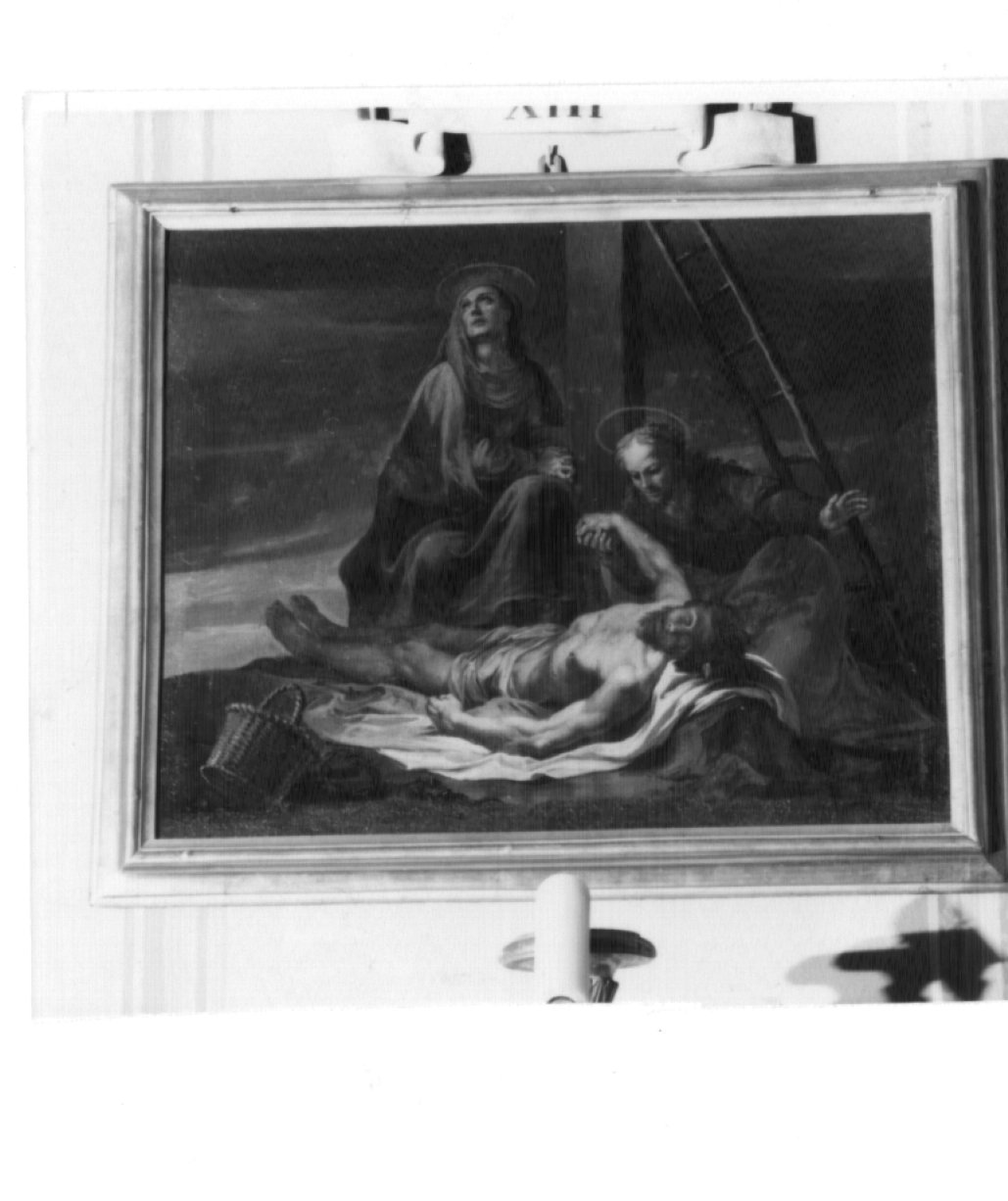 stazione XIII: Gesù deposto dalla croce (dipinto) - ambito veneto (sec. XVIII)