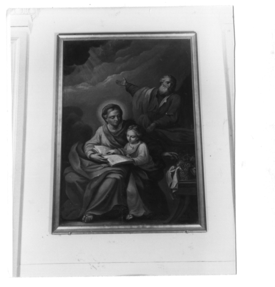 educazione di Maria Vergine (dipinto) di Ugolini Agostino (secc. XVIII/ XIX)