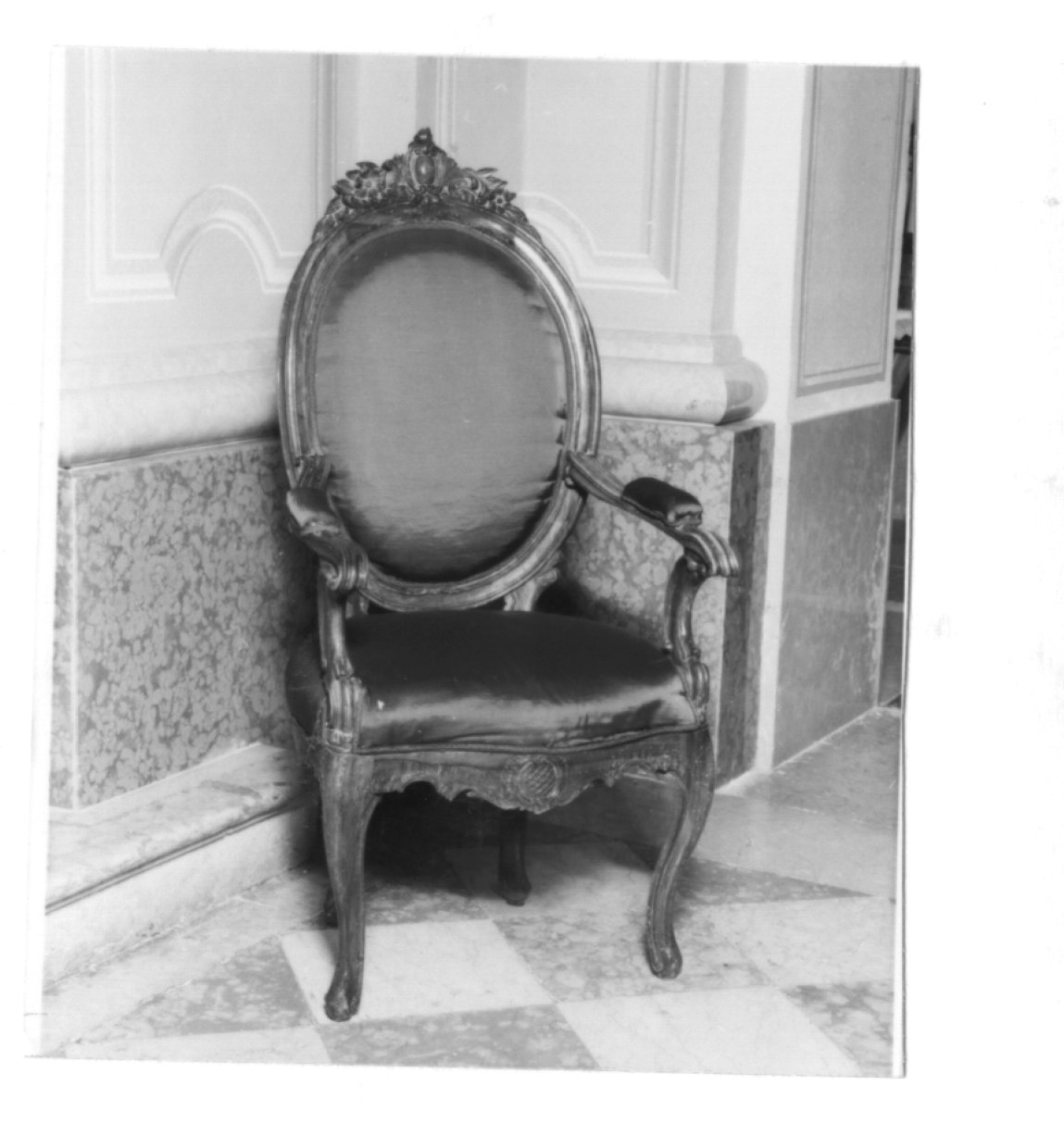 poltroncina - ambito veneto (sec. XVIII)