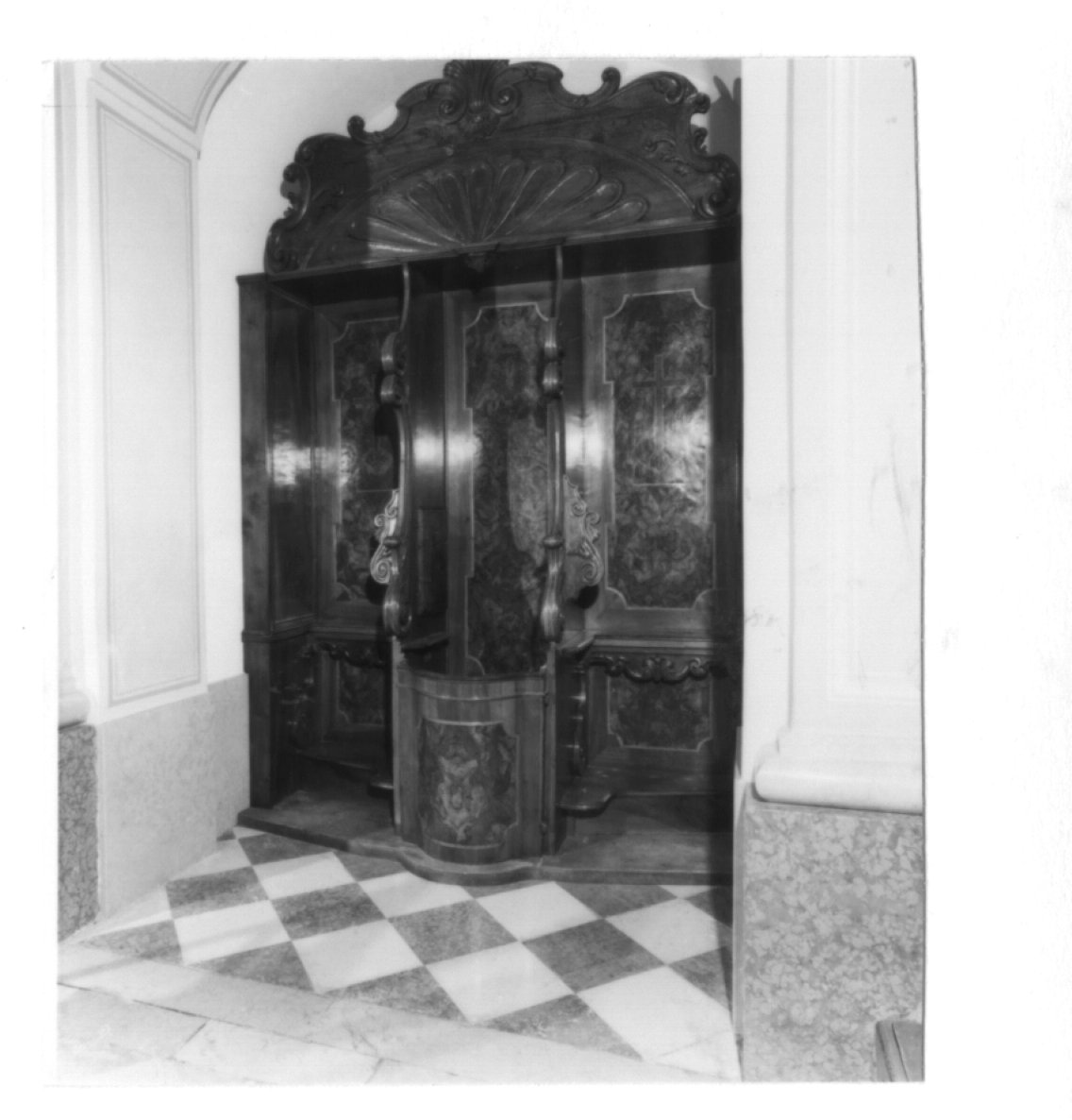 confessionale - ambito veneto (secc. XVIII/ XIX)