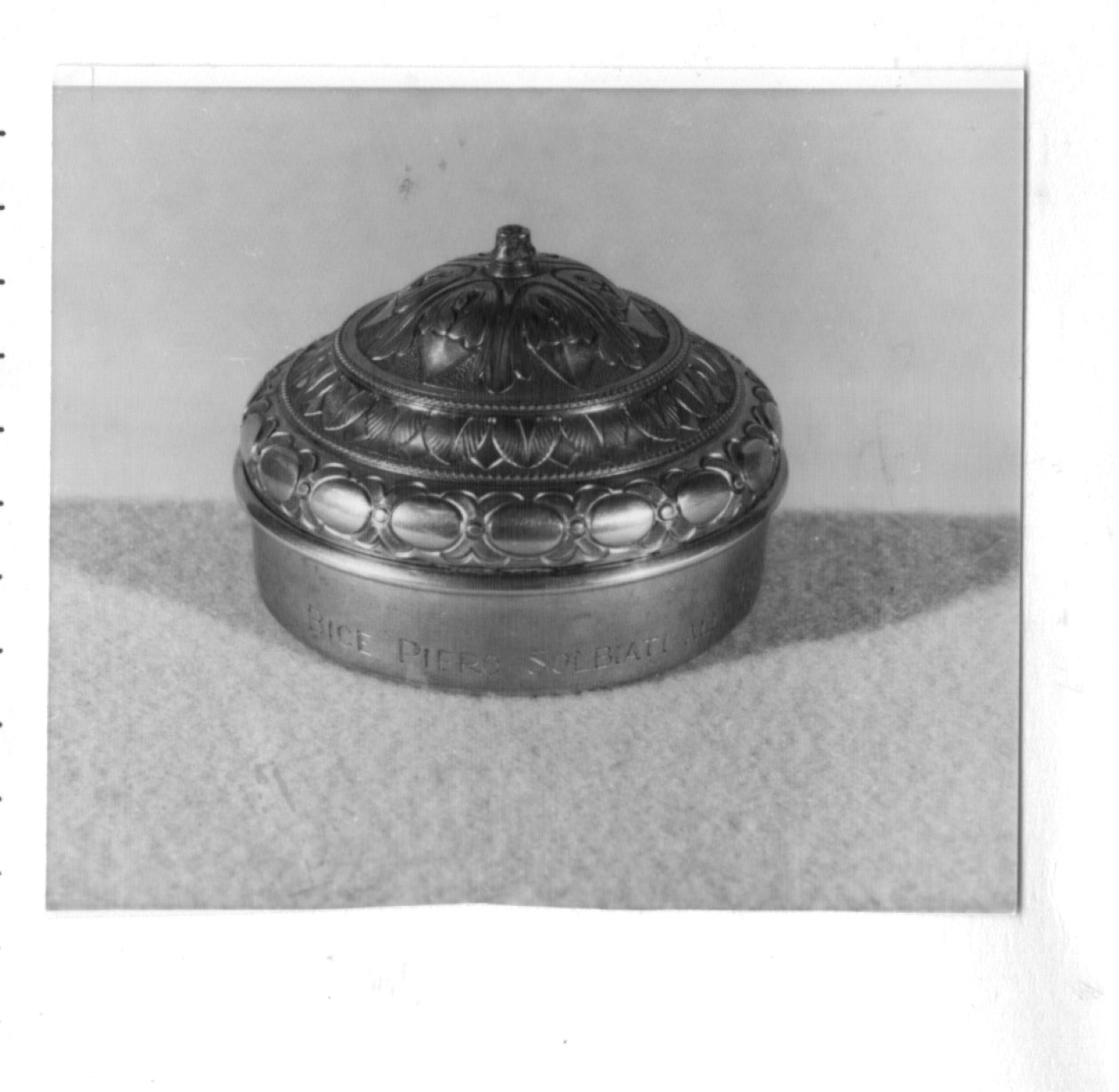 scatola per ostie - ambito veneto (secc. XIX/ XX)