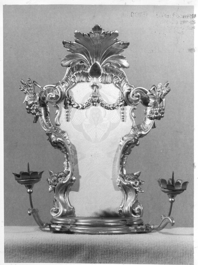 tronetto per esposizione eucaristica, elemento d'insieme - ambito veneto (sec. XVIII)