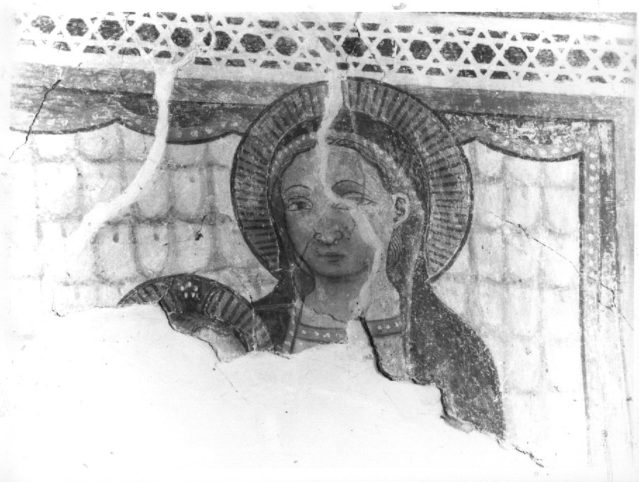 Madonna con Bambino (dipinto, frammento) - ambito veneto (sec. XV)