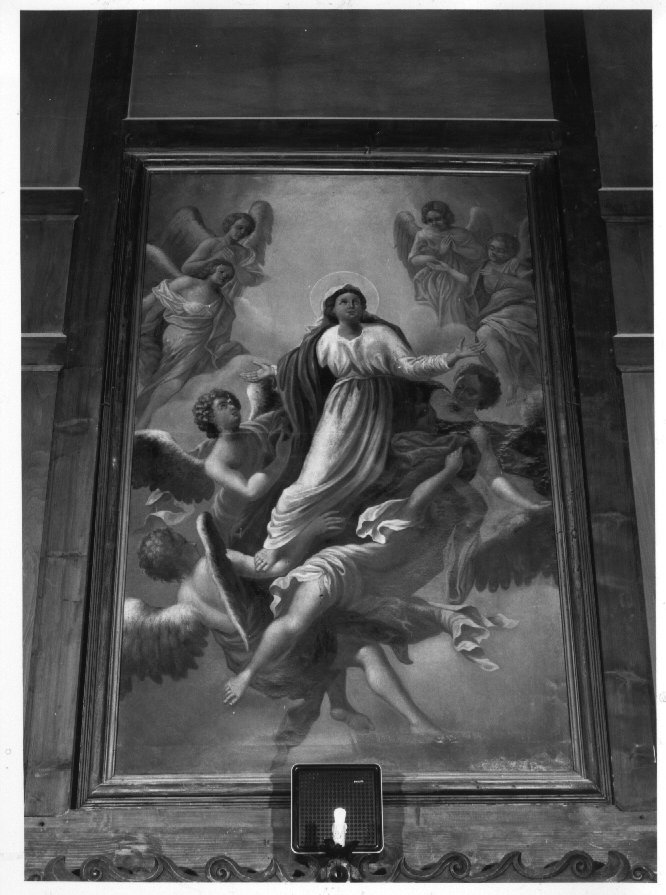 assunzione della Madonna (dipinto) di Pozzolo Giuseppe (sec. XVIII)