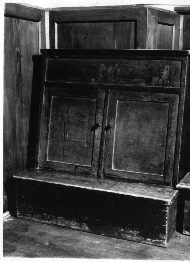 inginocchiatoio - ambito veneto (primo quarto sec. XX)