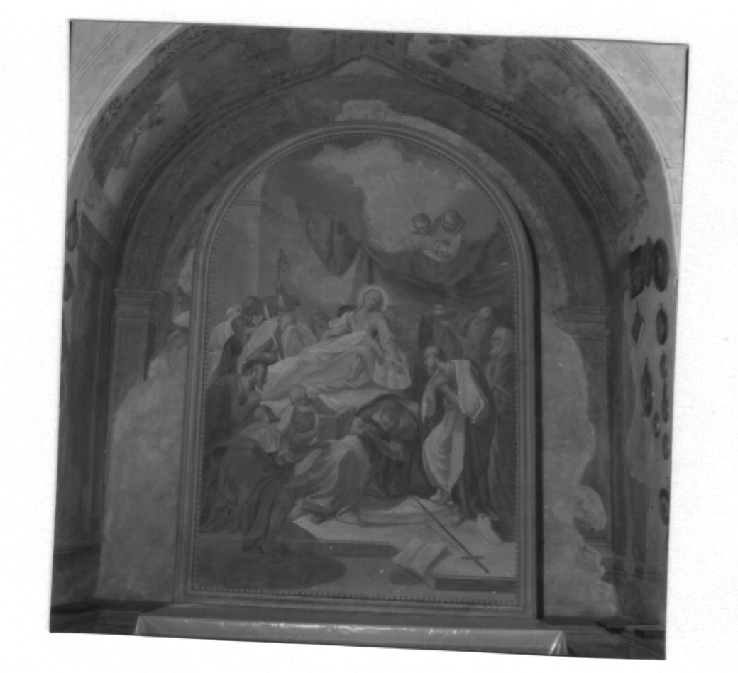 transito della Madonna (dipinto, frammento) di Cincani Bartolomeo detto Bartolomeo Montagna (scuola) (sec. XVI)