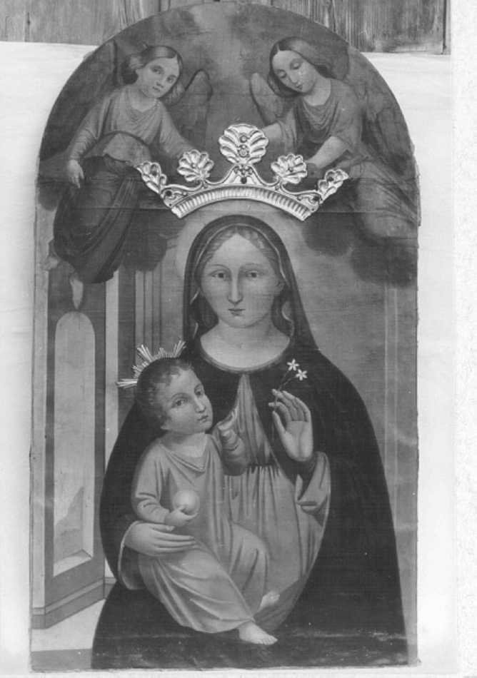 Madonna con Bambino e angeli (dipinto) - ambito veneto (fine sec. XIX)