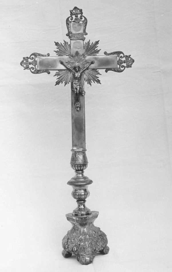 croce d'altare, elemento d'insieme - ambito veneto (sec. XIX)