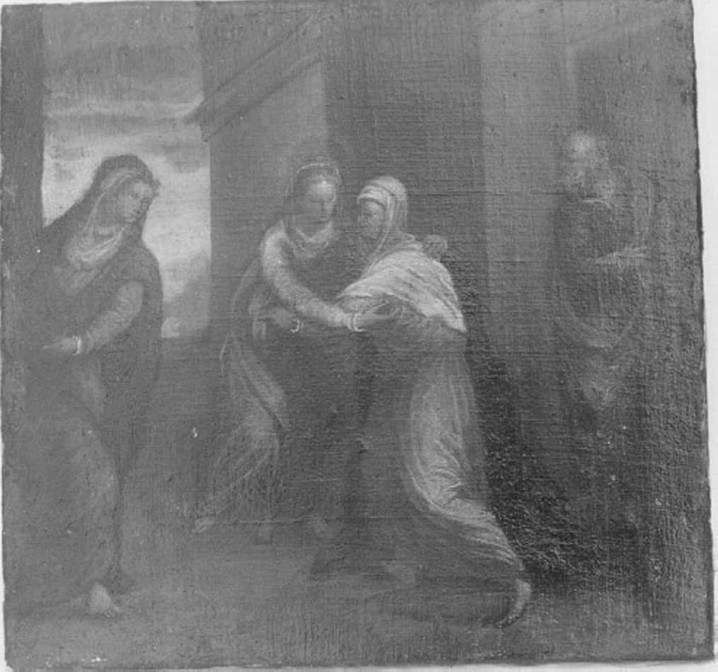 visitazione (dipinto, elemento d'insieme) di Ridolfi Claudio (attribuito) (fine/inizio secc. XVI/ XVIII)