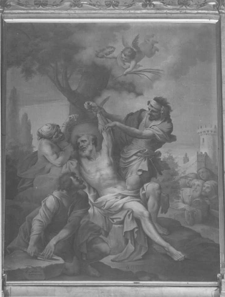 martirio di San Bartolomeo (dipinto) di Marai Luigi (sec. XIX)