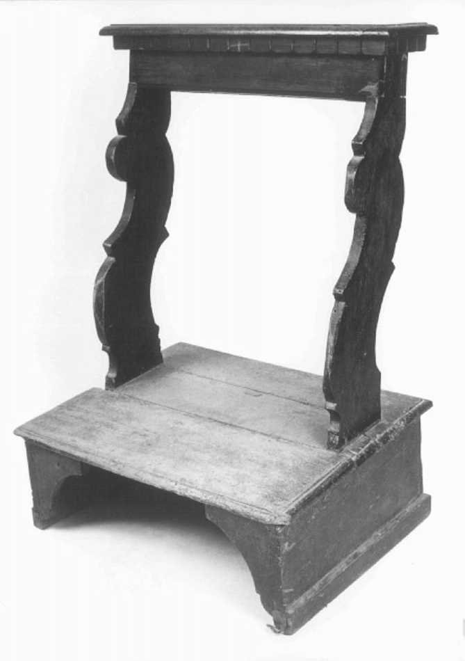 inginocchiatoio - bottega veneta (sec. XIX)