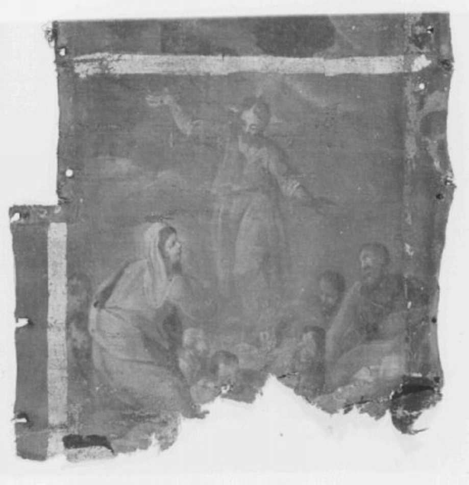 ascensione di Cristo (dipinto, frammento) - ambito veronese (sec. XVII)
