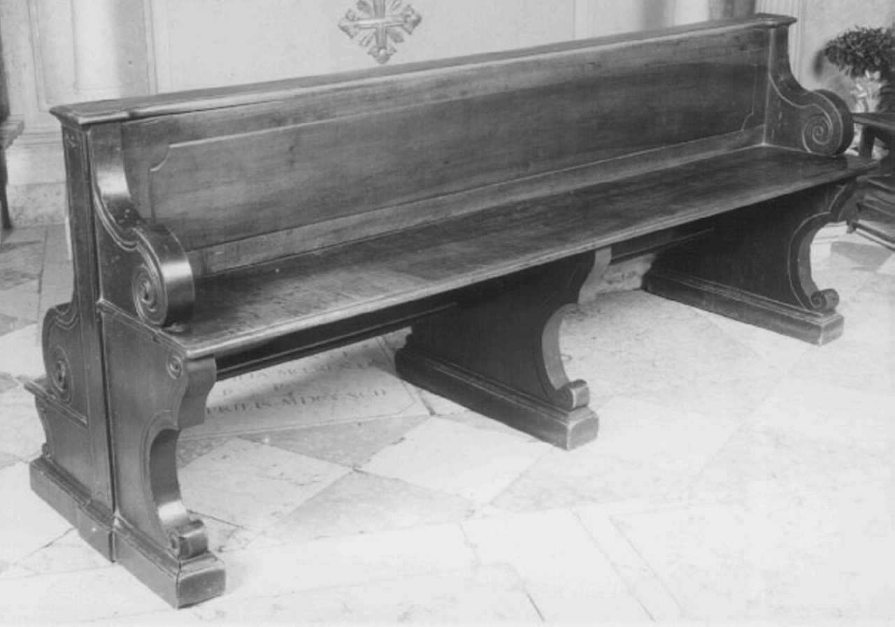 banco da chiesa, serie - bottega veneta (sec. XVIII)