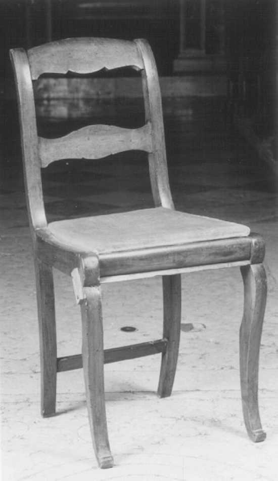 sedia - bottega veneta (prima metà sec. XIX)