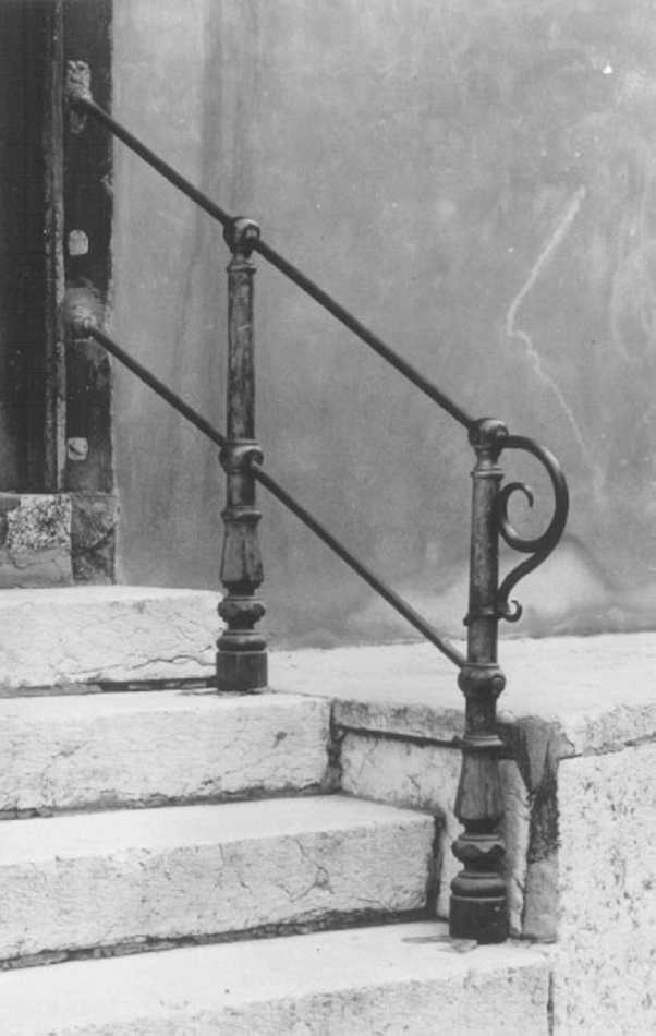 ringhiera - ambito veneto (seconda metà sec. XIX)