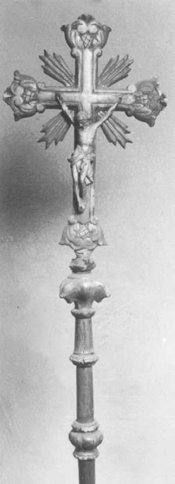 croce processionale - ambito veneto (secc. XVIII/ XIX)