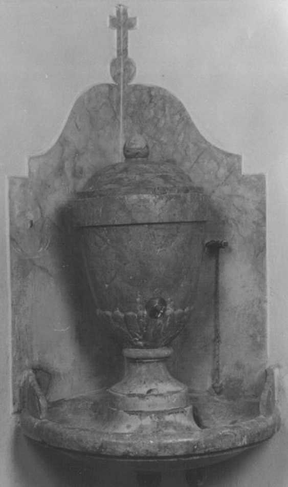 lavabo da sacrestia - ambito veneto (seconda metà sec. XVIII)