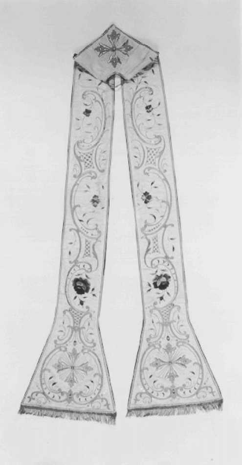 stola, elemento d'insieme - ambito veneto (sec. XX)