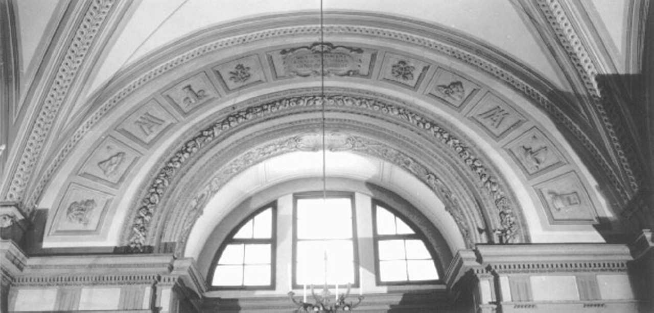 simboli eucaristici (mostra d'arco, elemento d'insieme) - ambito veneto (sec. XX)