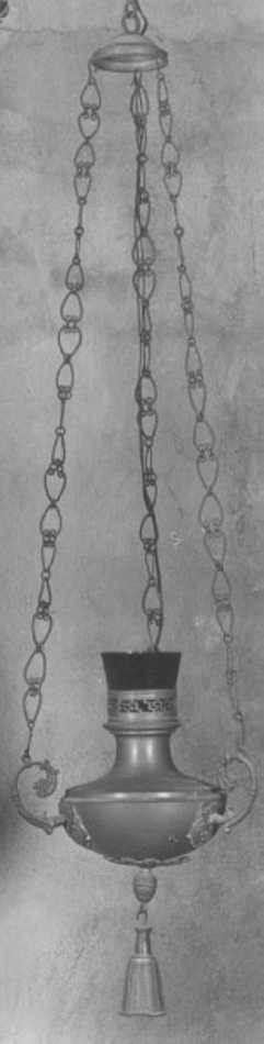 lampada pensile - ambito veneto (secc. XIX/ XX)