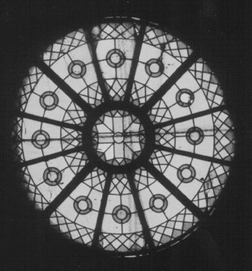 motivi decorativi geometrici (vetrata, elemento d'insieme) - ambito veneto (sec. XV)