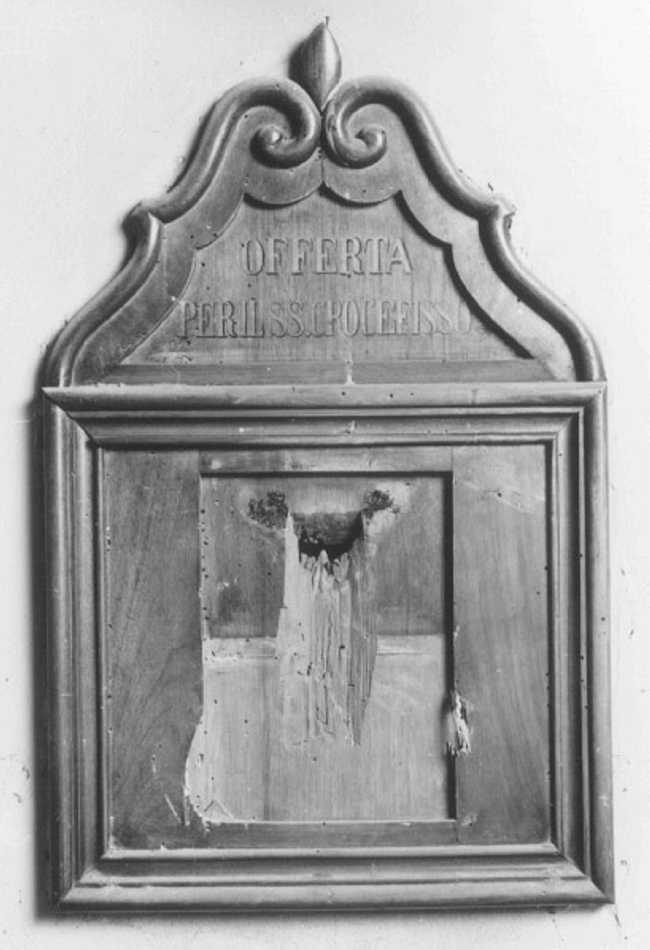 cassetta per elemosine - ambito veneto (sec. XIX)