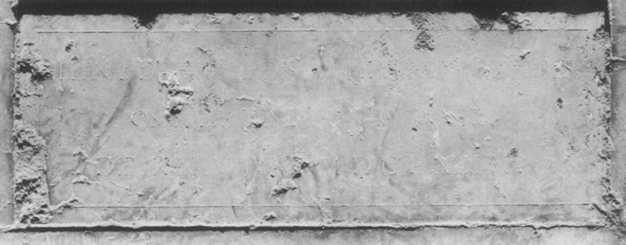 lapide - ambito veneto (sec. XVII)