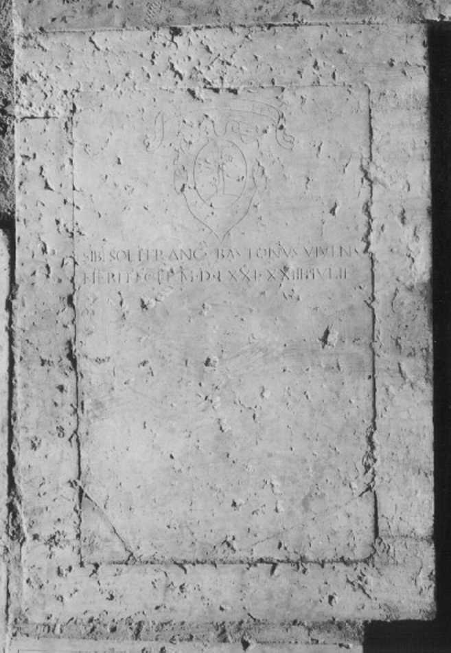 lapide - ambito veneto (sec. XVI)