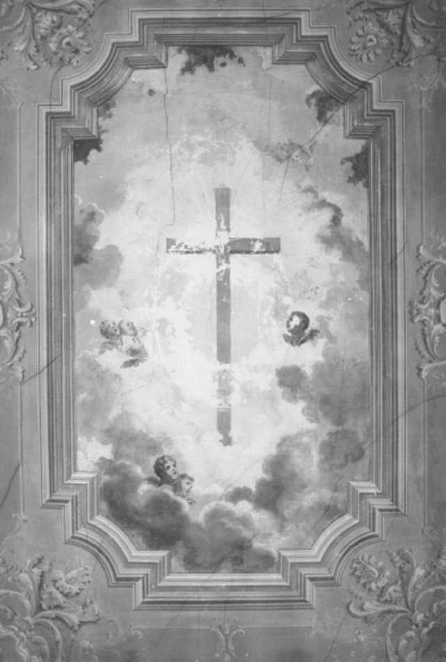 croce raggiata (dipinto, elemento d'insieme) - ambito veneto (sec. XIX)