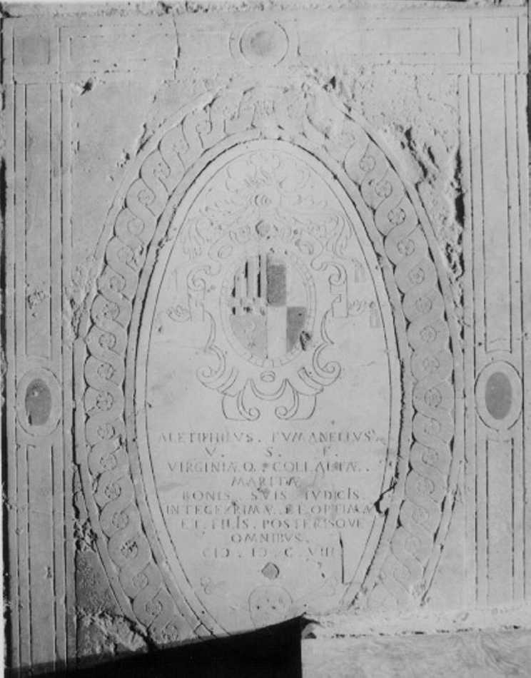 lapide - ambito veneto (sec. XVII)