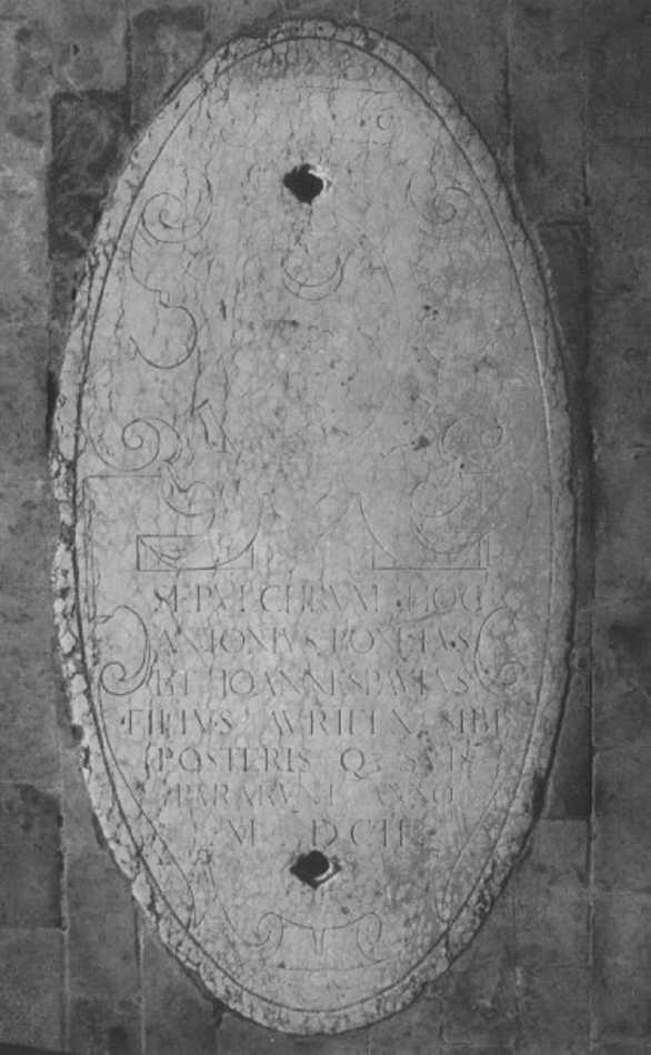 lapide - ambito veneto (sec. XVII)