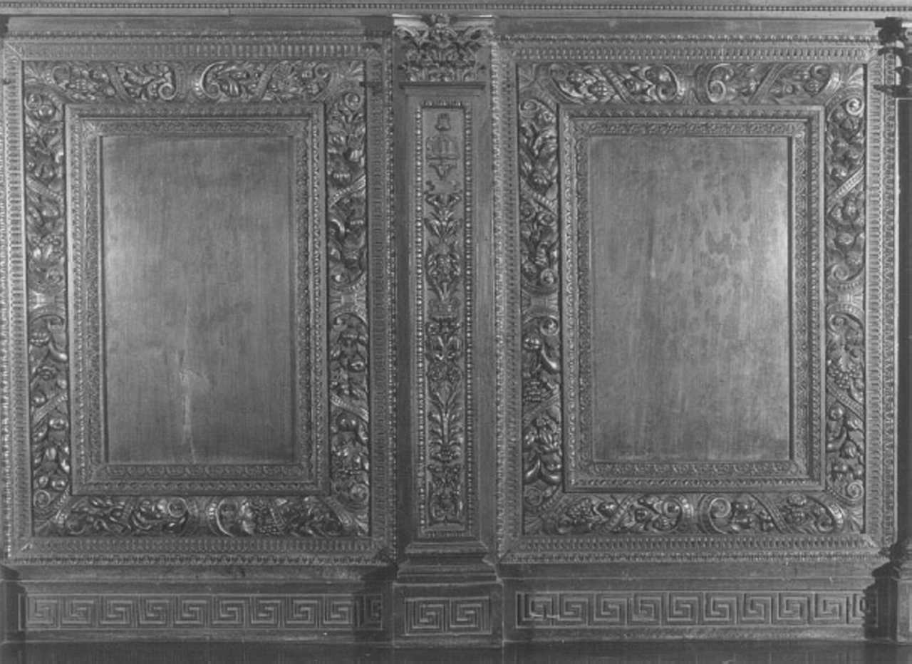 stalli del coro, elemento d'insieme - ambito veneto (sec. XVI)