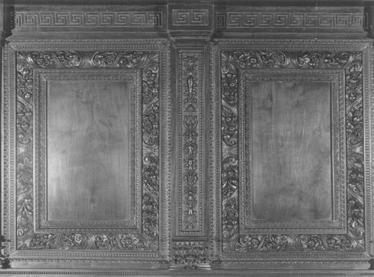 stalli del coro, elemento d'insieme - ambito veneto (sec. XVI)