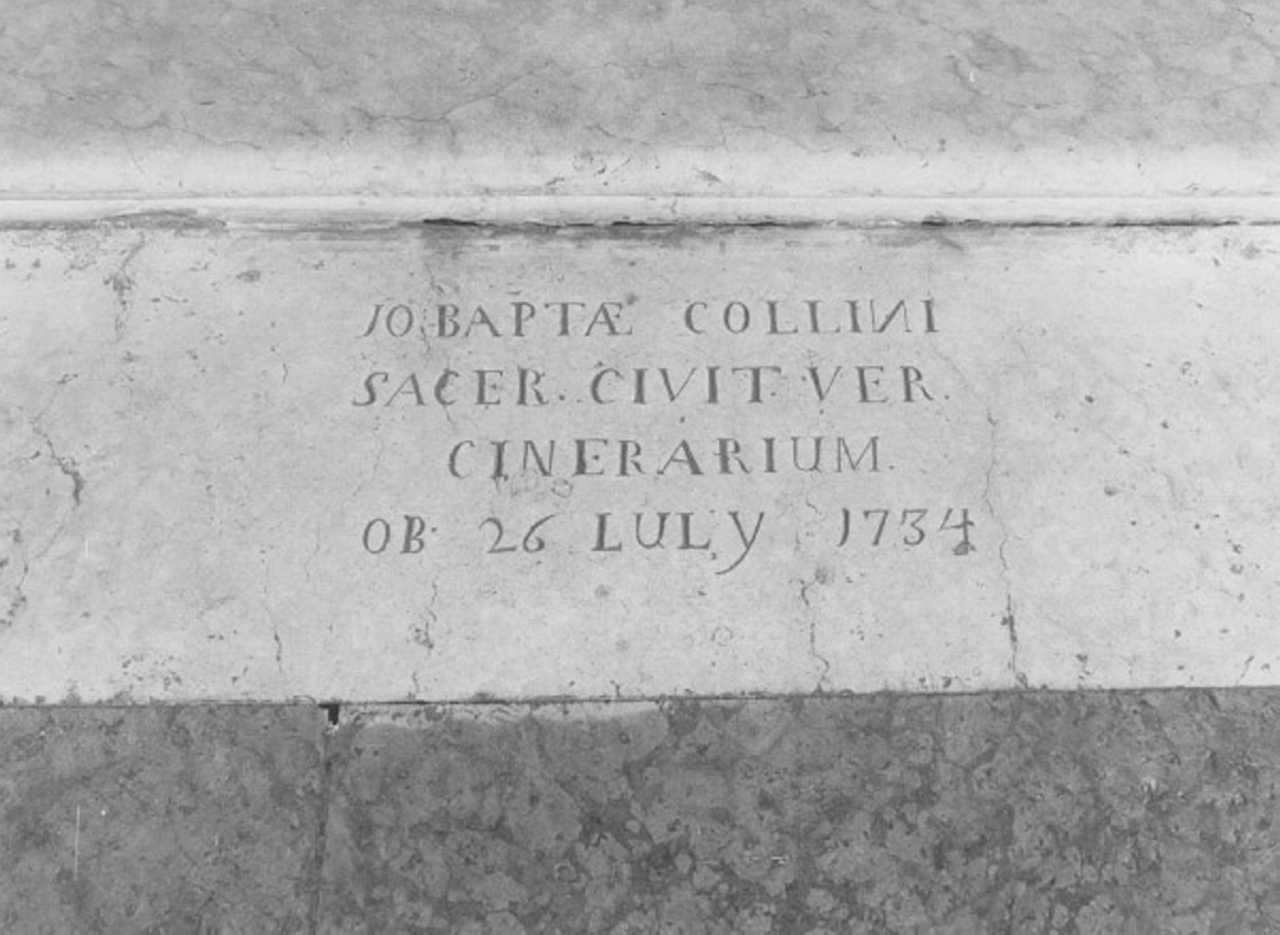 lapide - ambito veneto (sec. XVIII)