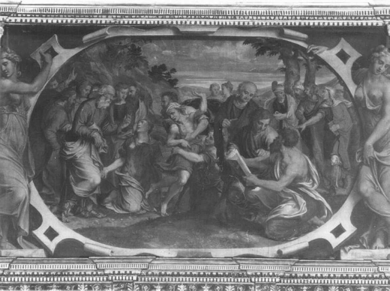 dipinto, elemento d'insieme di Riccio Domenico detto Brusasorci (sec. XVI)