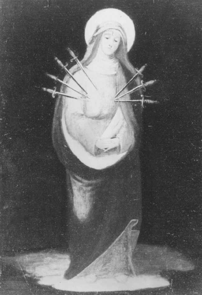 Sette Dolori della Madonna (dipinto) di Marcola Nicola (terzo quarto sec. XVIII)
