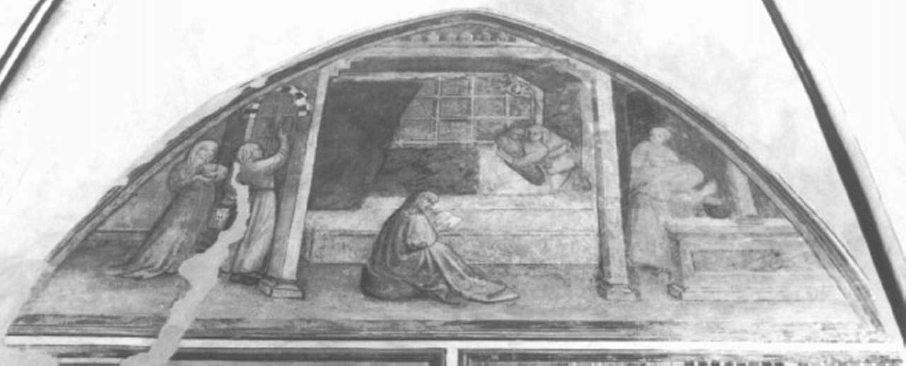 San Girolamo (dipinto, ciclo) di Badile Giovanni (attribuito) (sec. XV)