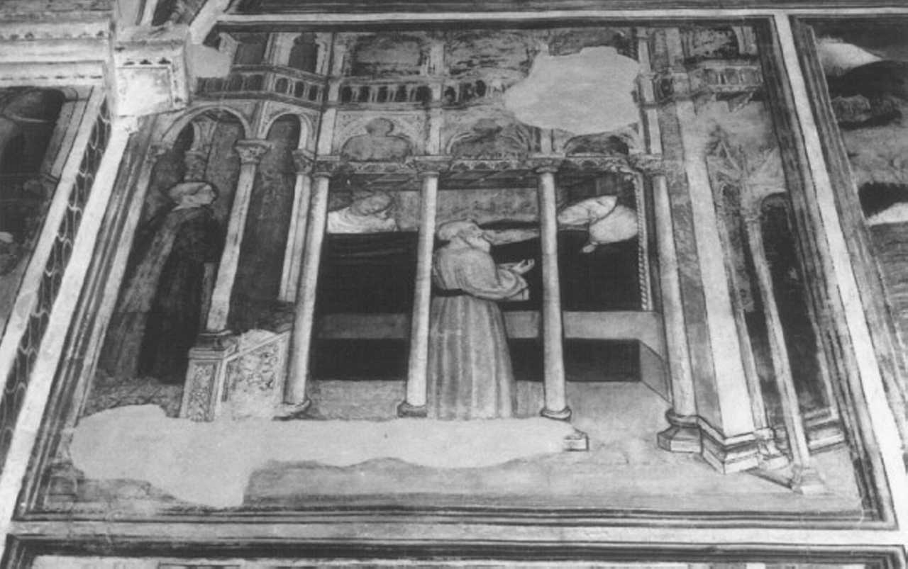 ritratto di ecclesiastico (dipinto) di Badile Giovanni (attribuito) (sec. XV)