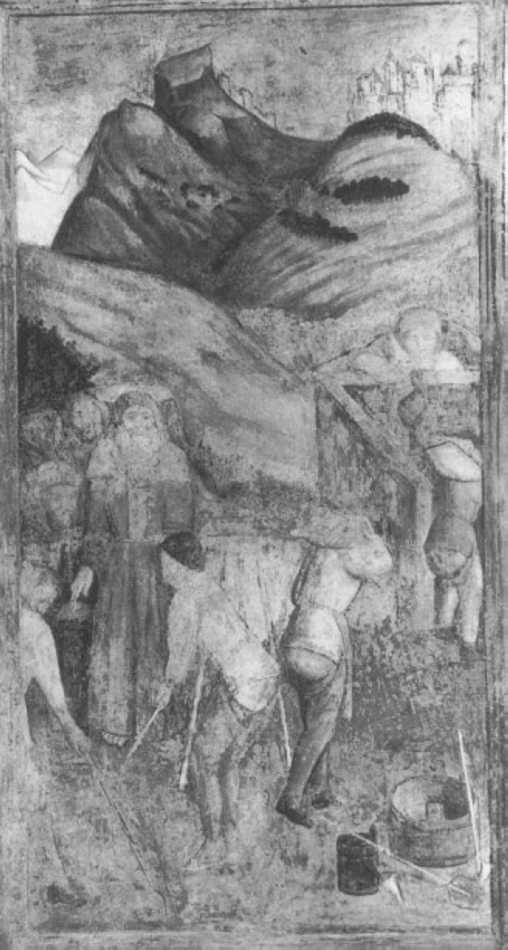 San Girolamo incontra Cromatio, Giovino ed Eusebio (dipinto) di Badile Giovanni (attribuito) (sec. XV)