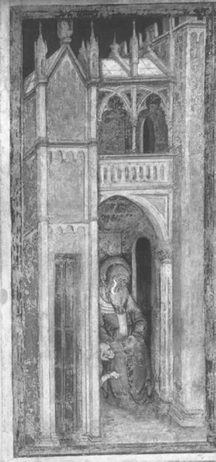 San Girolamo estrae una spina dalla zampa del leone (dipinto) di Badile Giovanni (attribuito) (sec. XV)