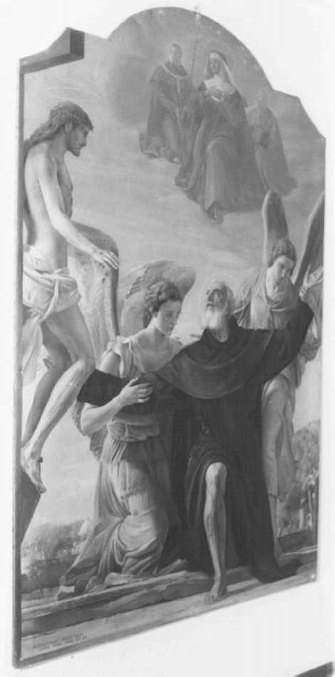 Santo (dipinto) di Pegrassi Agostino (sec. XX)