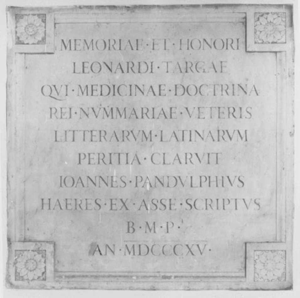 lapide - ambito veneto (sec. XIX)