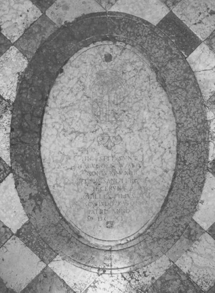 lastra tombale - ambito veneto (sec. XVII)