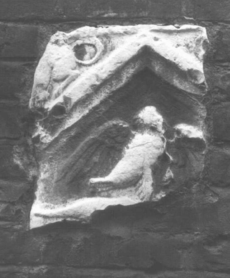 stemma gentilizio (rilievo, frammento) - ambito veneto (secc. XIV/ XV)