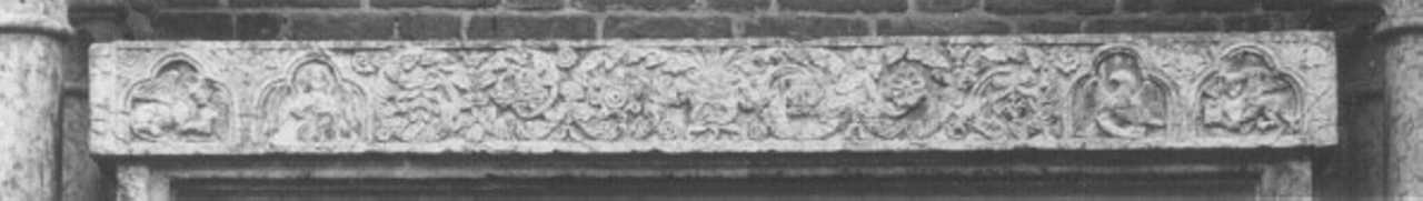 motivi decorativi (rilievo) di Rigino Di Enrico (secc. XIII/ XIV)