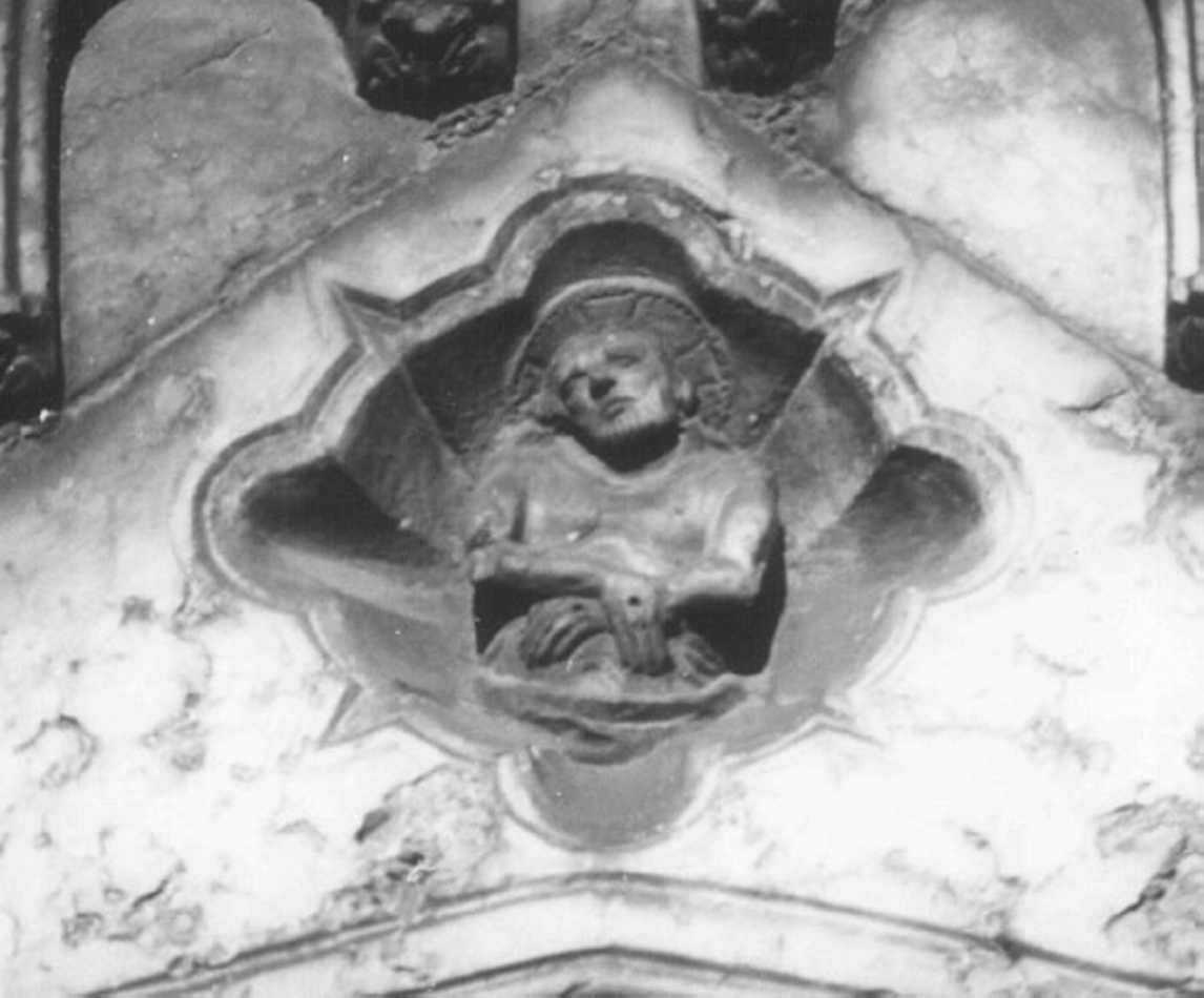 Cristo morto (rilievo) di Enrico Di Rigino (sec. XIV)