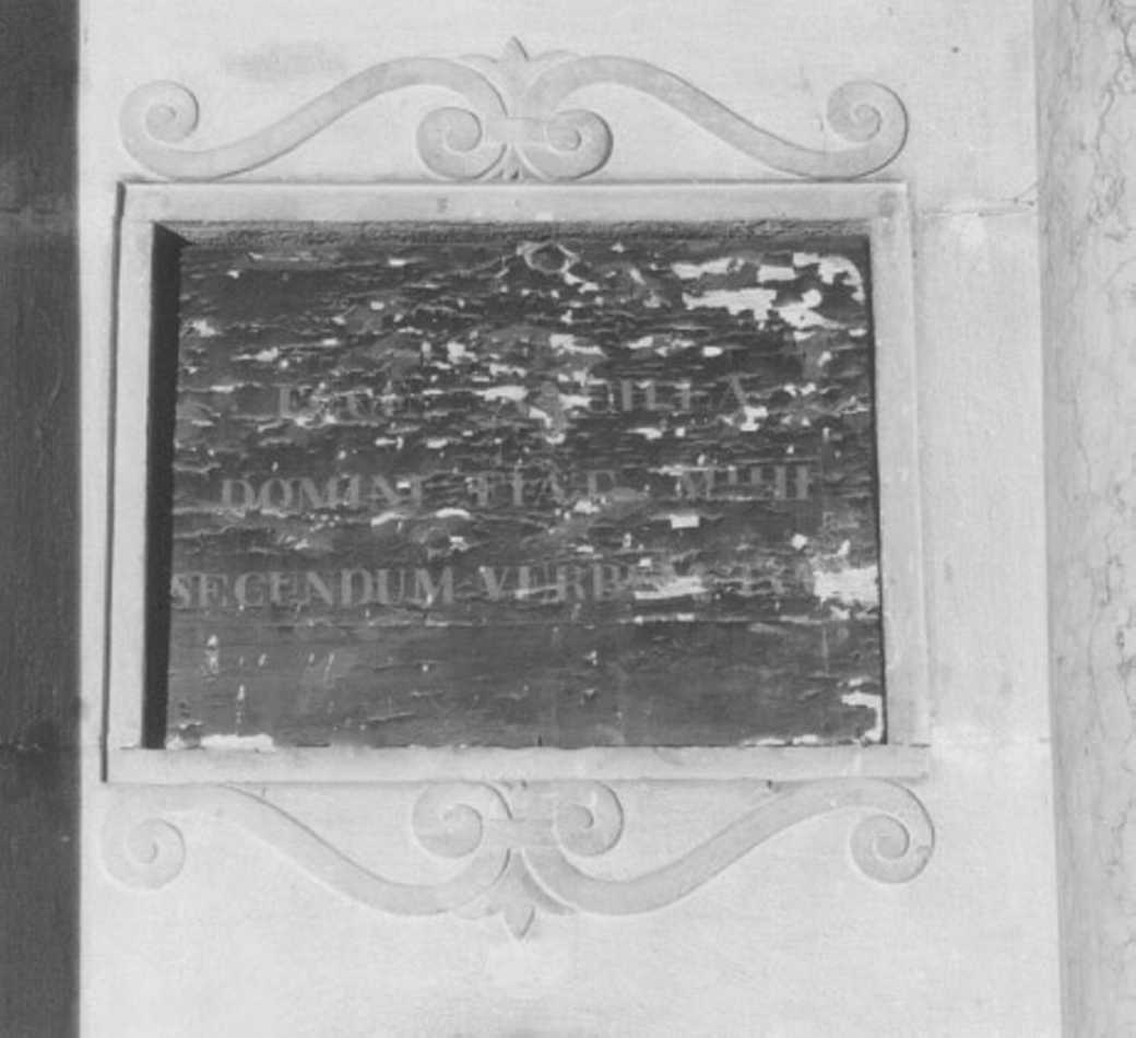 targa - ambito veneto (sec. XIX)