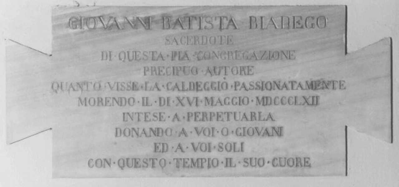 lapide - ambito veneto (sec. XIX)